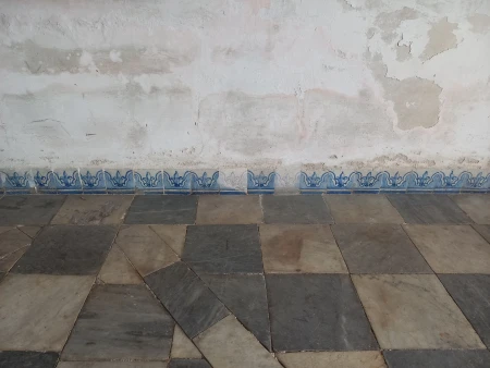 Rodapé de azulejos