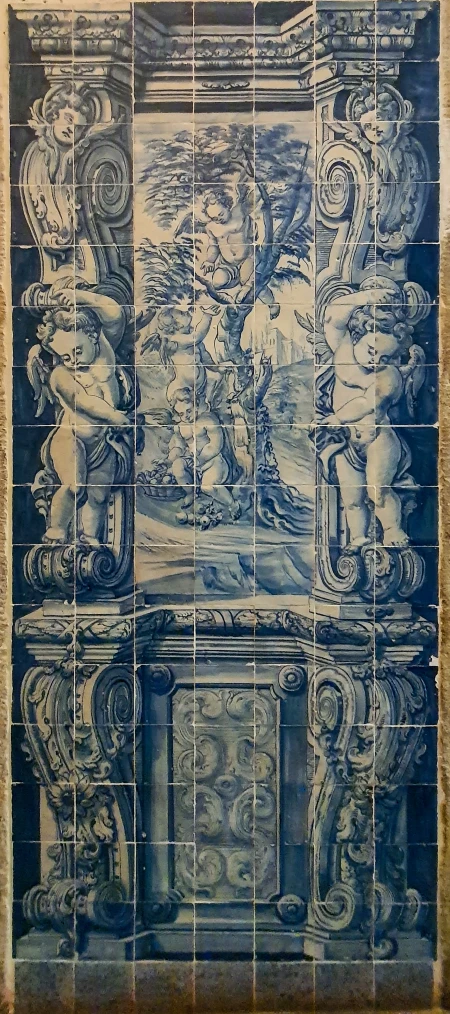 Painel de azulejos