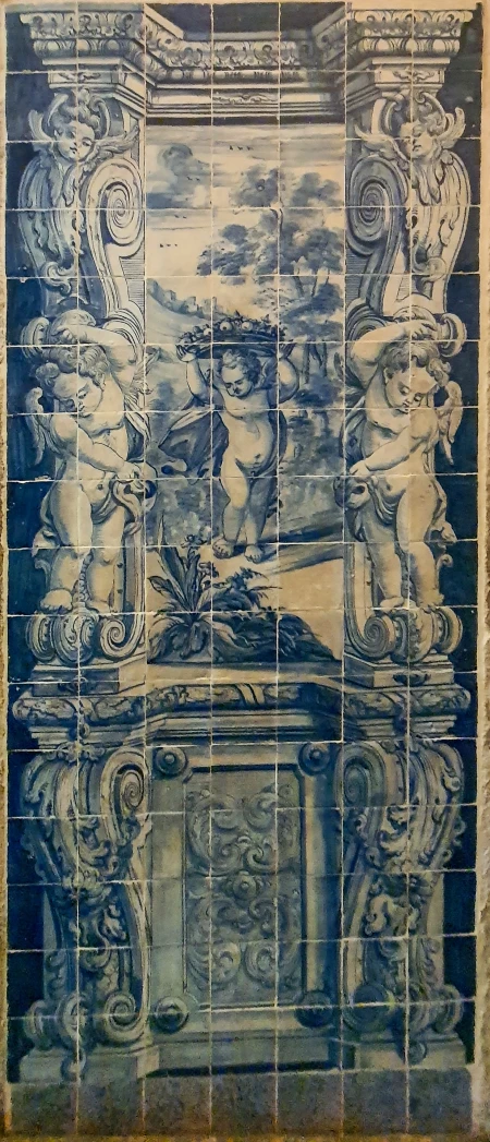 Painel de azulejos