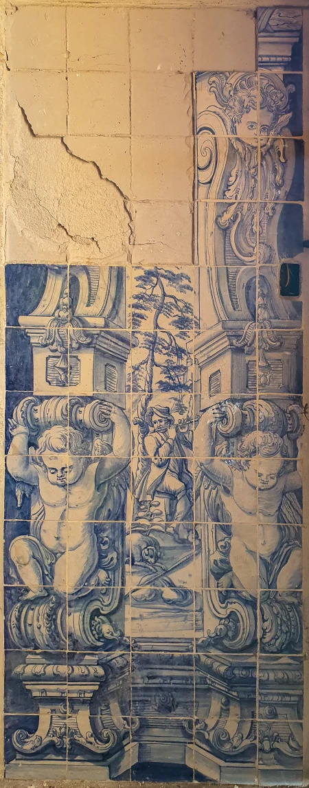 Painel de azulejos (o flautista)