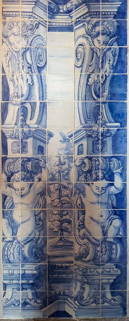 Painel de azulejos (árvore da vida)