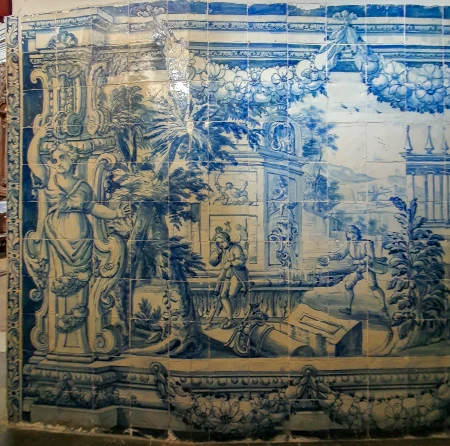 Painel de azulejos (passeio ao ar livre)