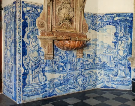 Painel de azulejos (descanso antes da caça)