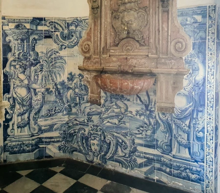 Painel de azulejos (caça)