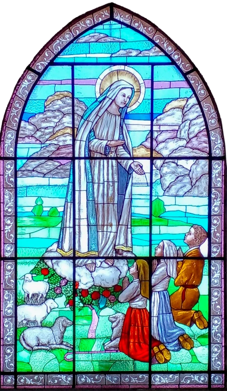 Vitral Nossa Senhora de Fátima