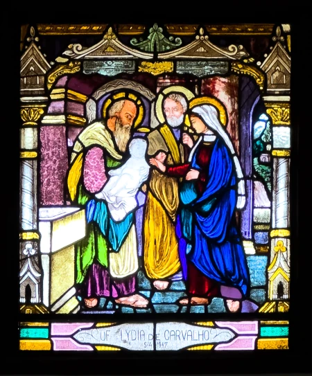 Vitral (Apresentação do Menino Jesus no Templo)