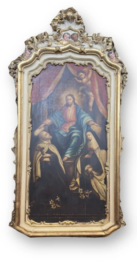 Pintura [Aparição do Senhor a Santa Tereza D'Ávila e a São João da Cruz]