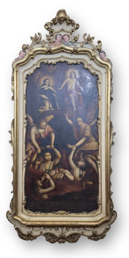 Pintura [Nossa Senhora Livra do Sofrimento as Almas do Purgatório]