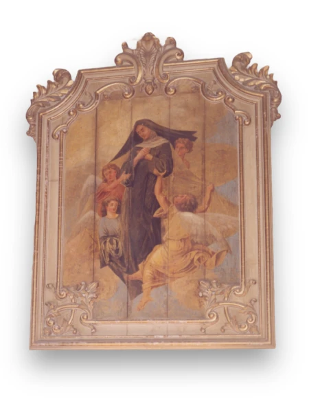 Pintura [Santa Teresa com anjos]